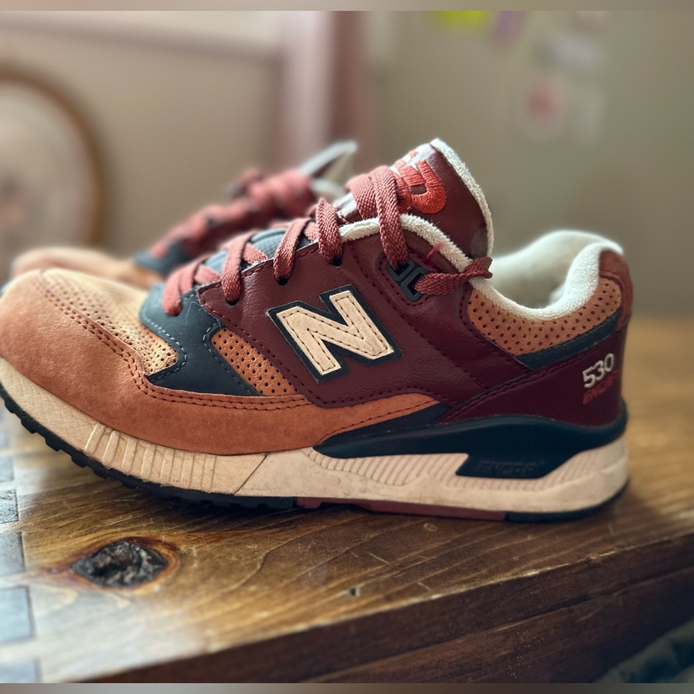 New Balance Suede 530 Encap Sneakers in Redwood
